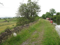 A peaceful mooring on the Leeds and Liverpool